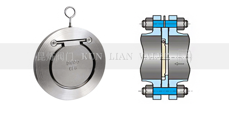 H74W對(duì)夾單瓣旋啟式止回閥安裝示意圖- 上海昆煉閥門(mén)制造有限公司 H74W對(duì)夾單瓣旋啟式止回閥安裝示意圖- 上海昆煉閥門(mén)制造有限公司